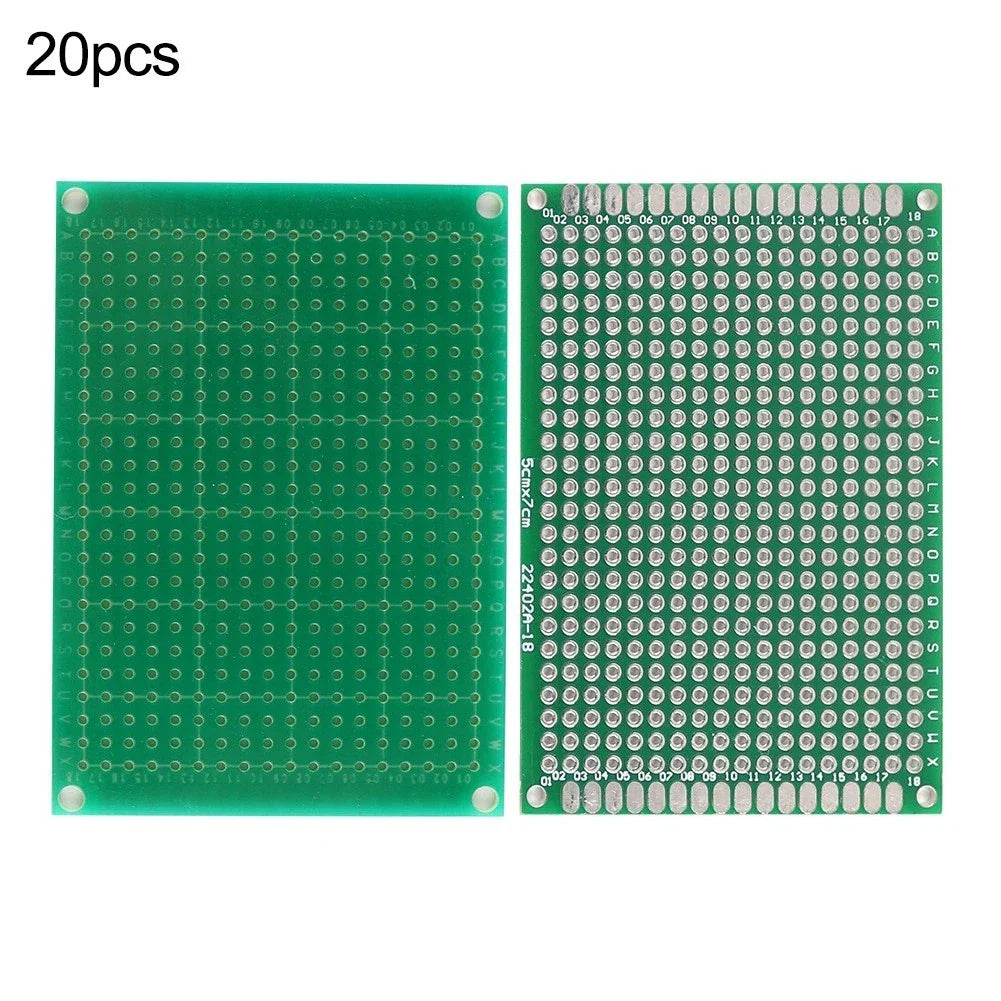 20 pcs Flexible Soldering Boards for Electronics Projects