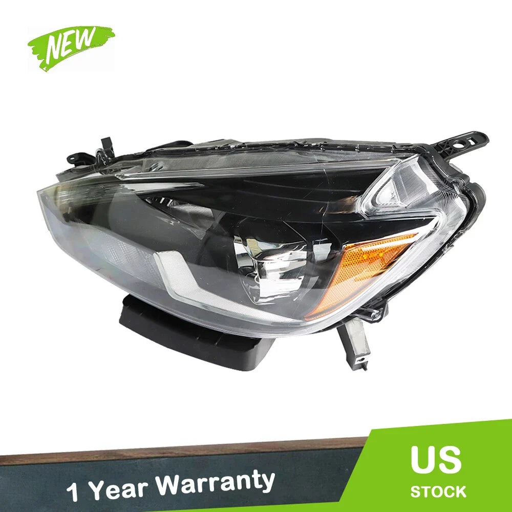 LED Headlight for Nissan Sentra (2016–2019) Black Housing Clear Lens