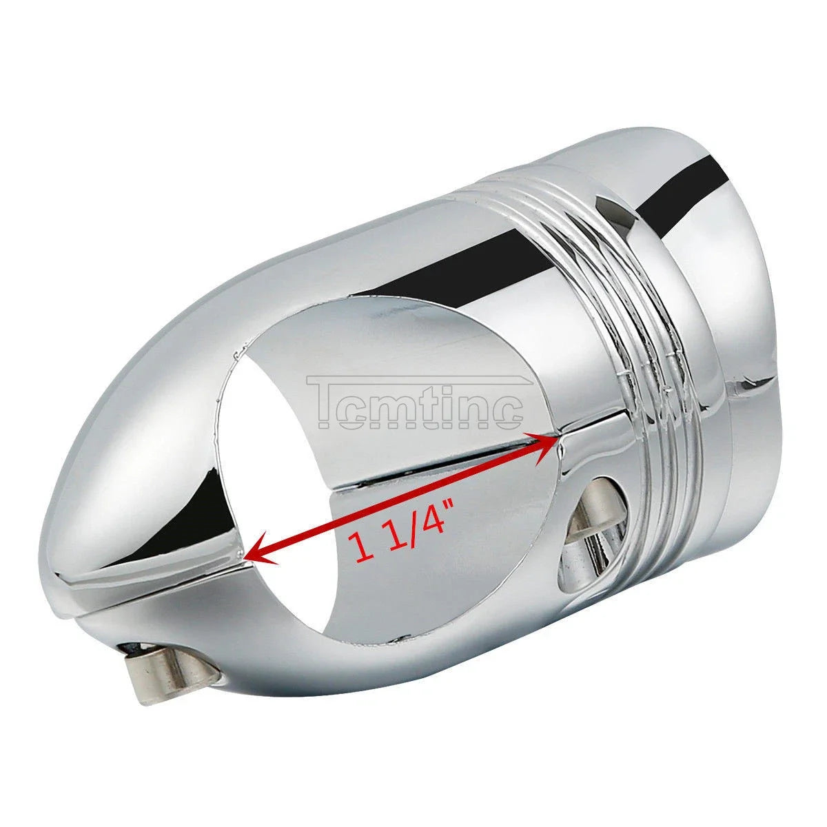 Chrome Clock for Handlebar Mount on Harley Dyna (1991–2023)