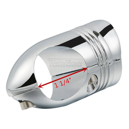 Chrome Clock for Handlebar Mount on Harley Dyna (1991–2023)