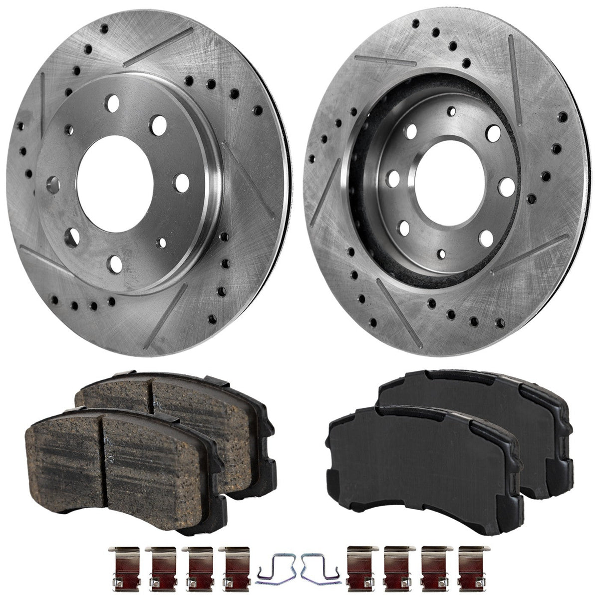 Disc Brake Rotors with Pads Kit for Mitsubishi Lancer 2004-2007