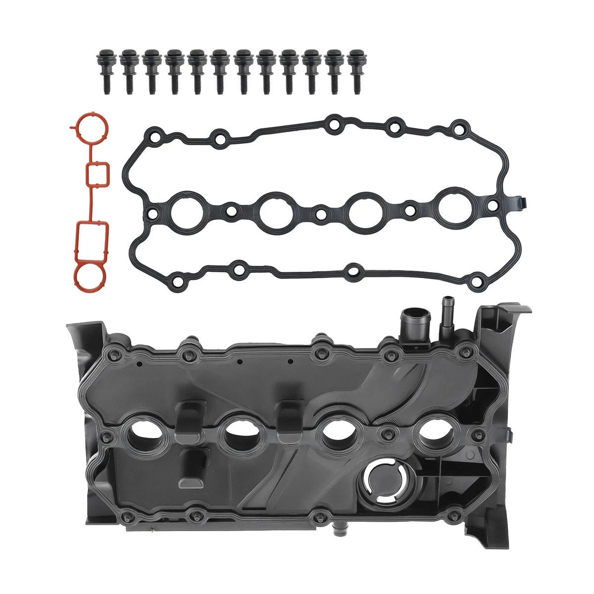 Engine Valve Cover with Gasket for Audi A4 A4 Quattro (2002–2008)