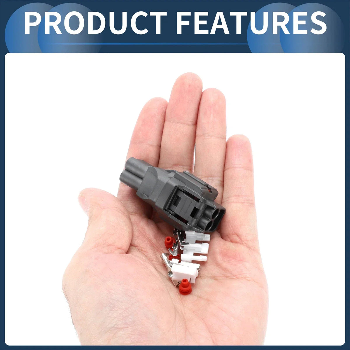Front Fog Light Connector Plugs - 2 Pack for Chevrolet