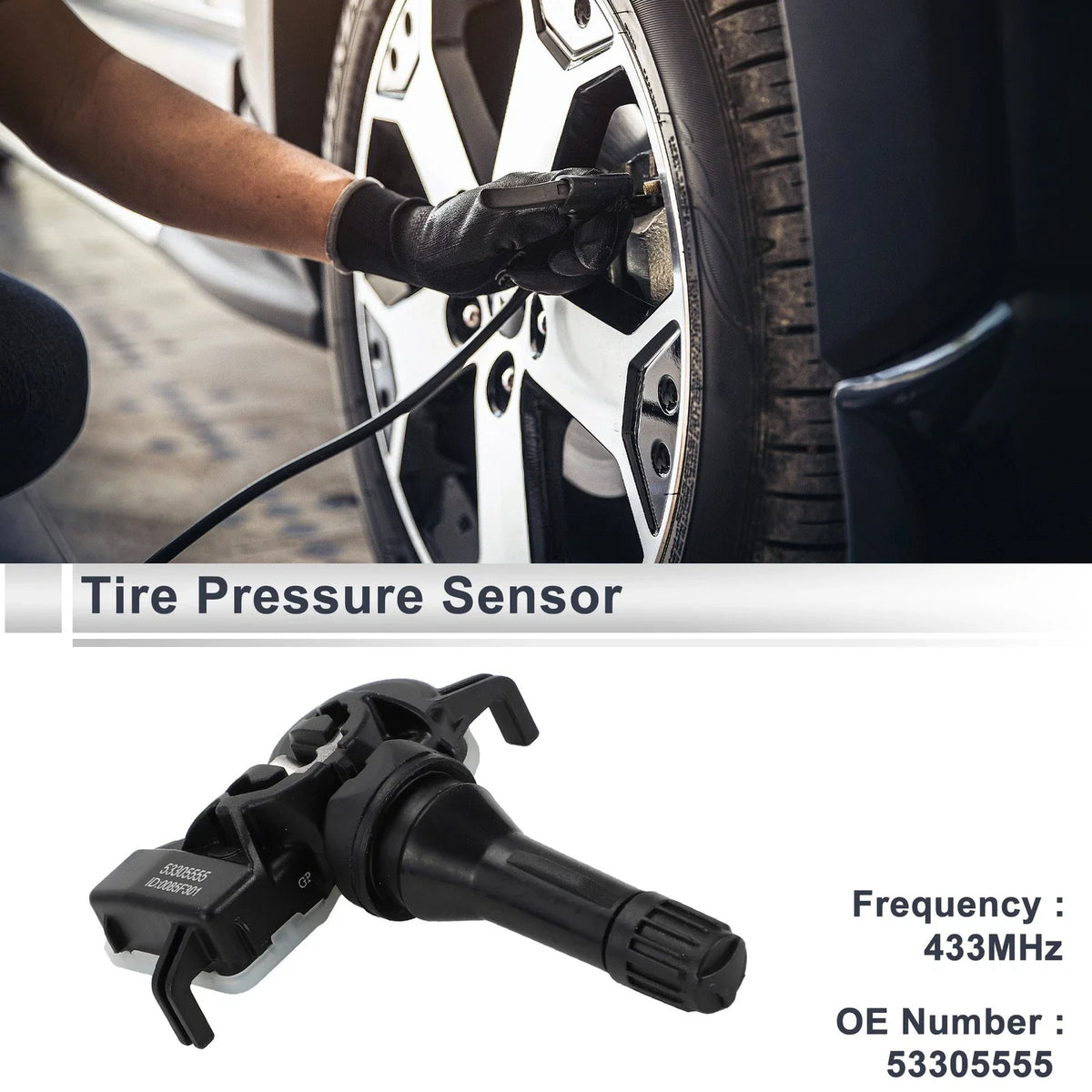 Tire Pressure Sensor No.53305555 for Chrysler 200, Jeep Renegade (2015–2017)