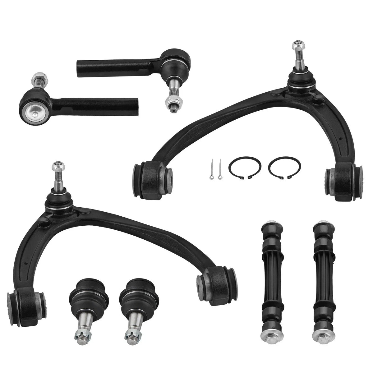 Front Upper Control Arms Tie Rods for Silverado Sierra 1500 Escalade (2007–2013)