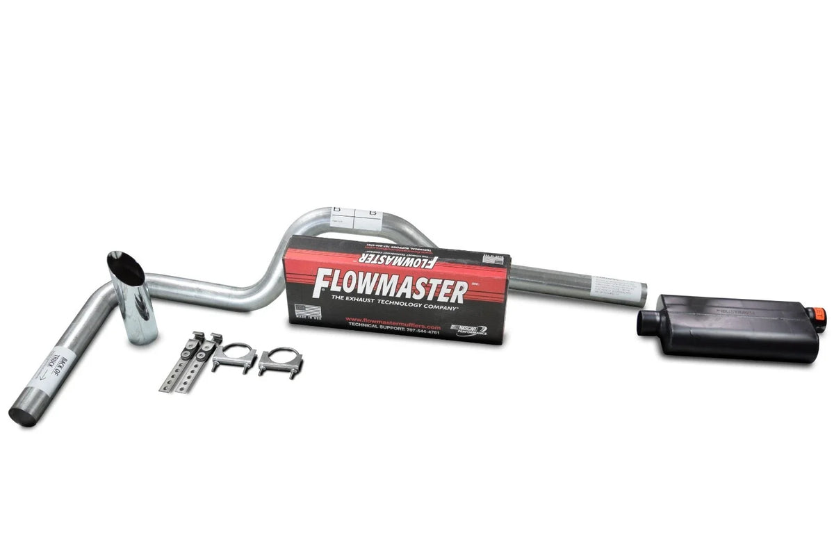 3" Flowmaster Exhaust Kit with Slash Tip for 1987-1997 Ford F-150