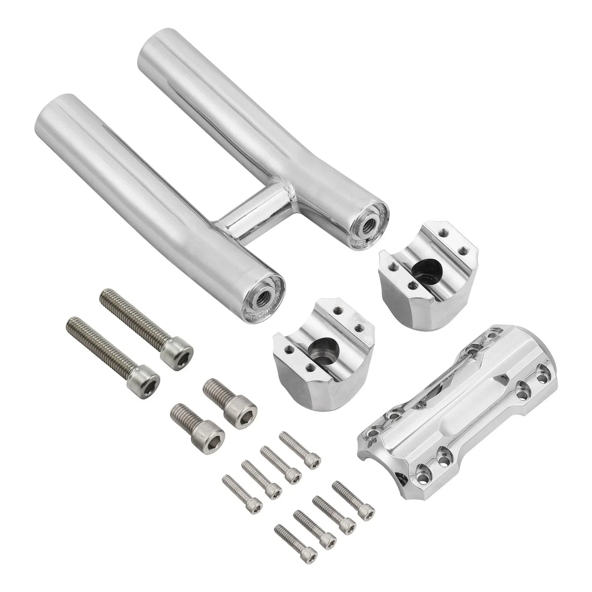 10" Handlebar Riser for Harley Dyna (1999–2017), Softail (1999–2022)