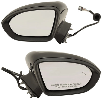 Set of 2 Heated Mirrors for Chevy Cruze (2011–2016)