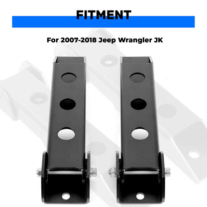 Rear Tailgate Door Hinges - 2X Set for Jeep Wrangler JK (2007-2018)