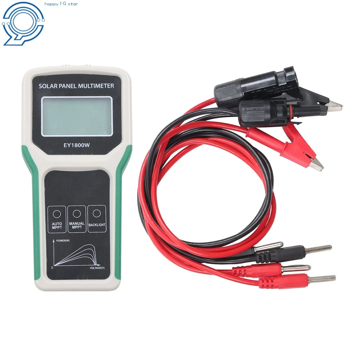 Solar Panel Tester 1800W - MPPT Power Output, Open Circuit Voltage
