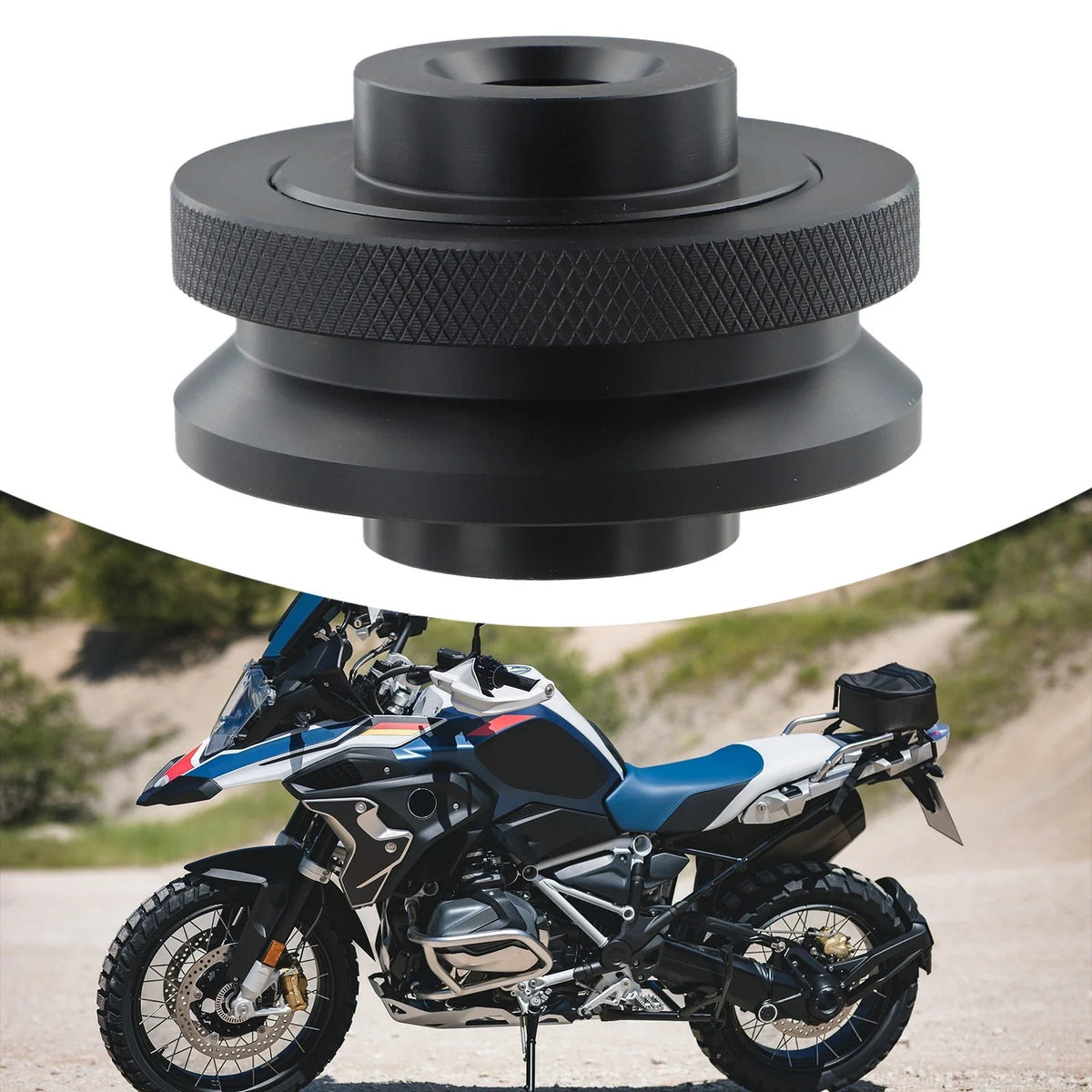 Adapter for Motorcycle Rear Wheel Balancing