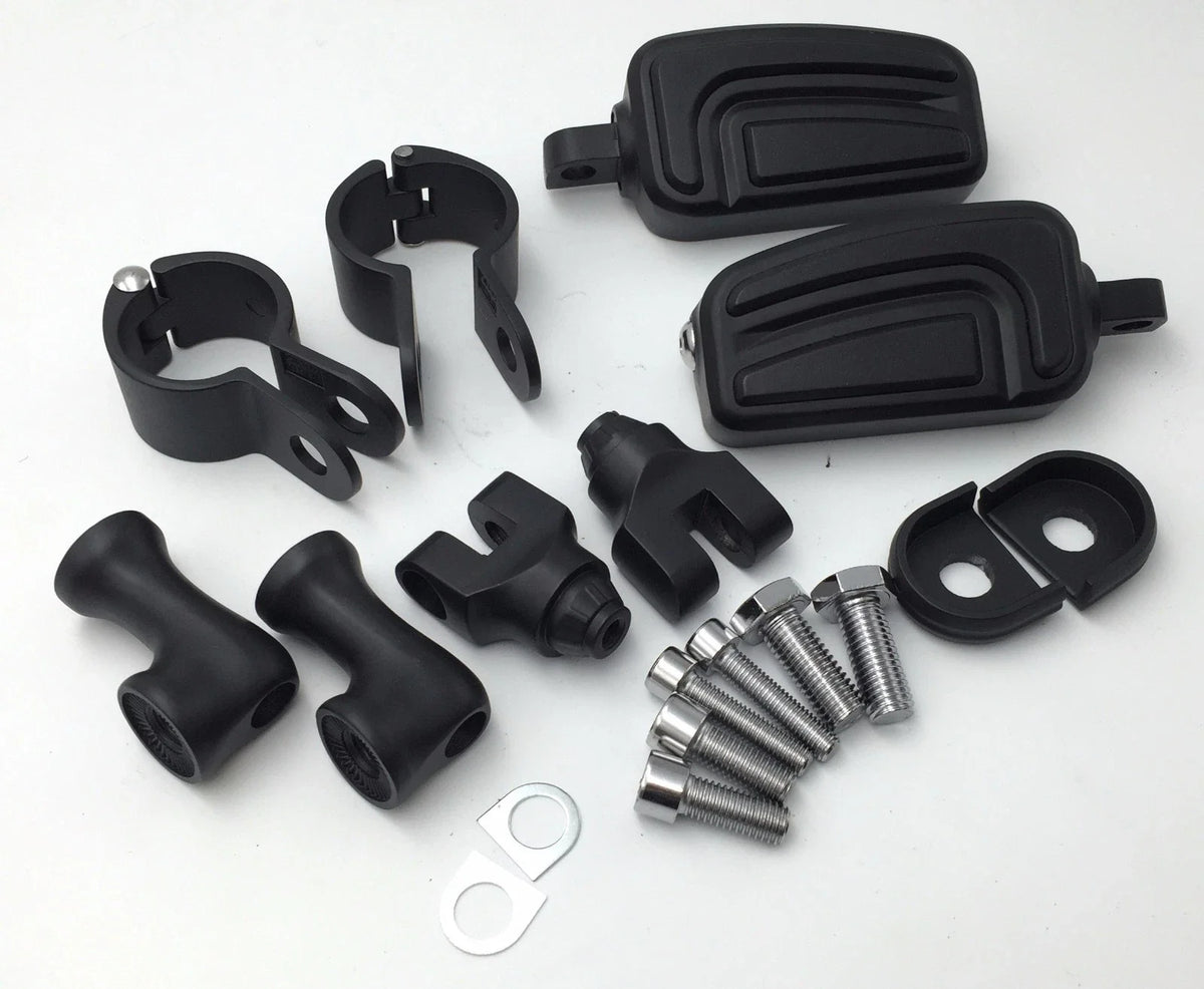 SA AirFlow Foot Peg 1.5" Black for Harley Sportster 883 1200 (2004–2023)