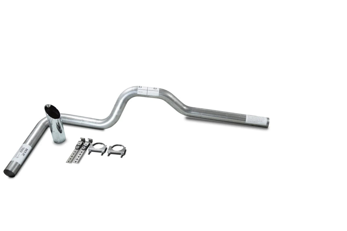 Single 3" Exhaust Kit for Chevy GMC 1500 (2015–2018) No Muffler Slash Tip