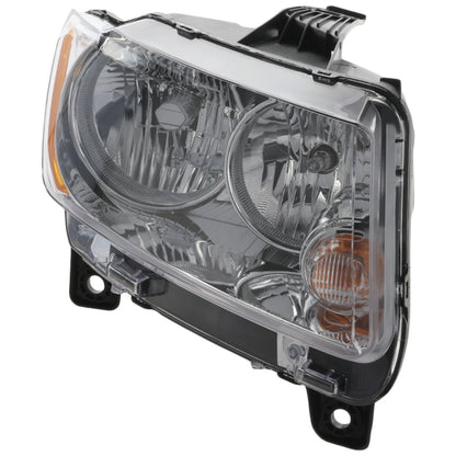 Passenger Side Headlight for Jeep Grand Cherokee (2011–2013) Halogen with Bulb