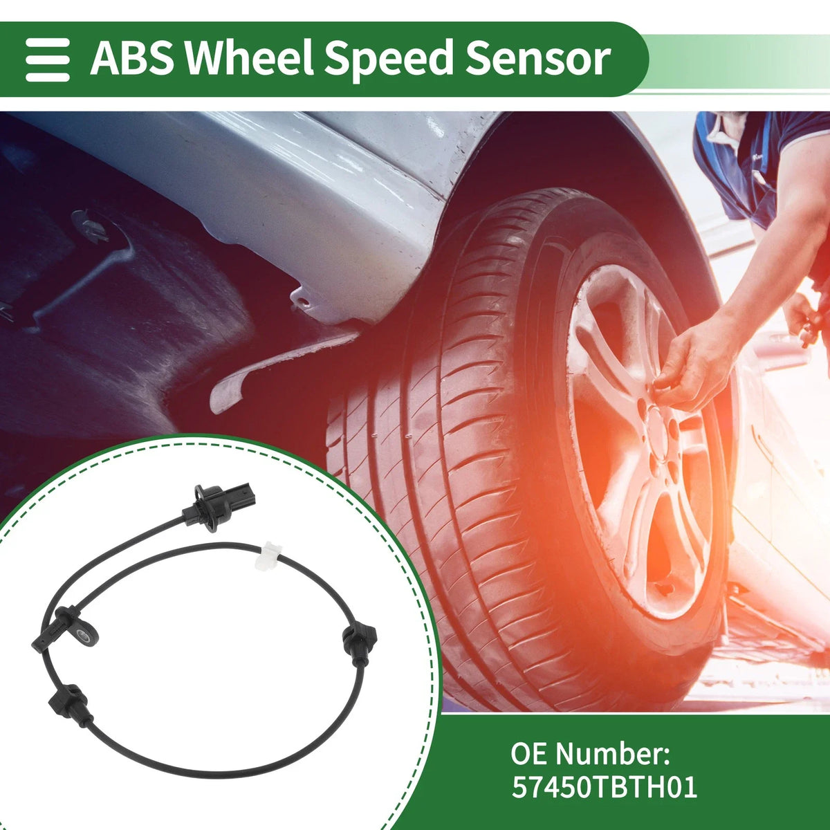ABS Wheel Speed Sensor No. 57450TBTH01 for Honda Crider (2019)
