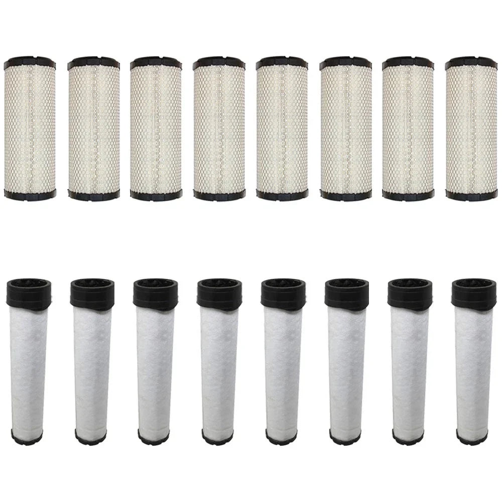 Set of 8 Inner Outer Air Filters for Ford/New Holland (Replaces 314531177)