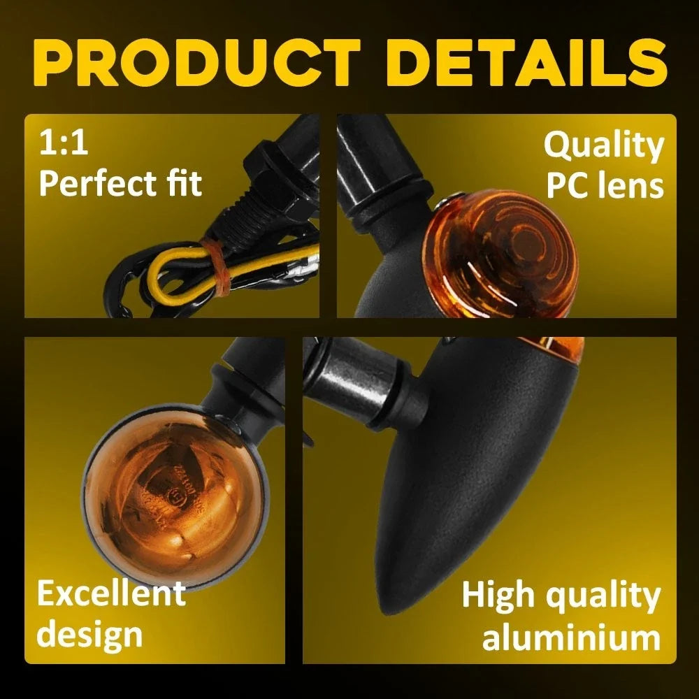 2X Motorcycle Turn Signal Lights for EPY