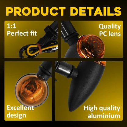 2X Motorcycle Turn Signal Lights for EPY