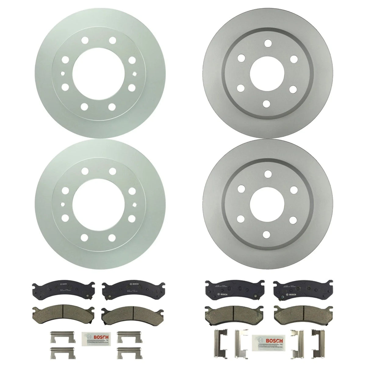 Bosch Quietcast Brake Pad Kit & Rotors for Silverado 2500 (2007–2019)