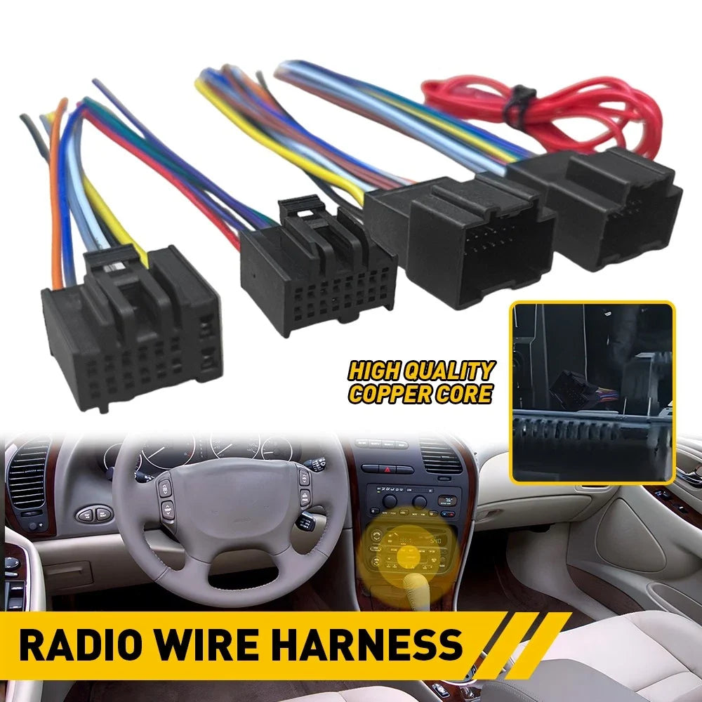 Aftermarket Stereo Wire Harness for Chevy Impala (2006 to 2016)