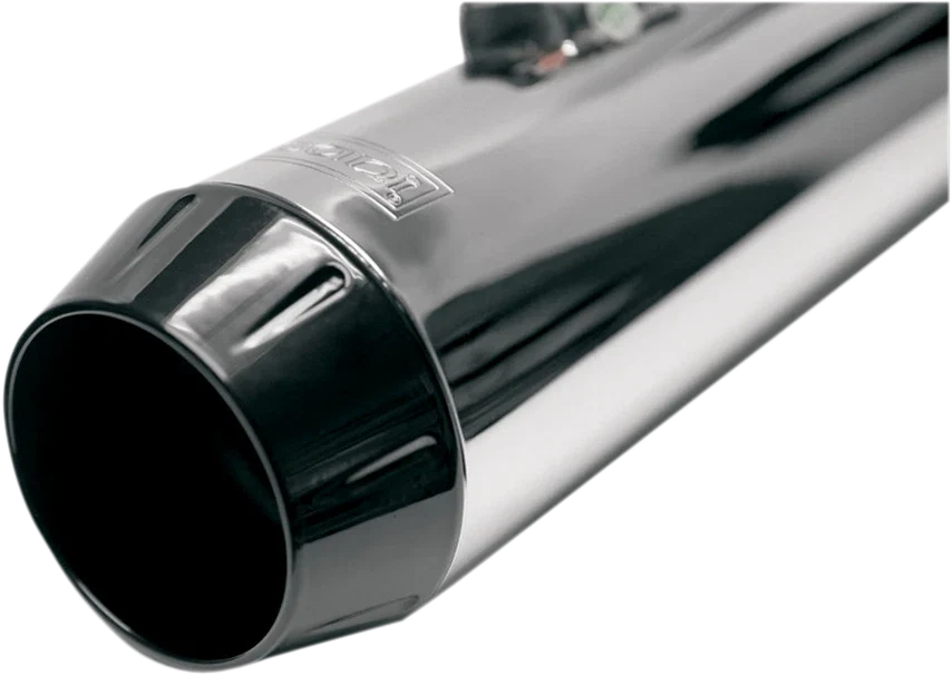 Bassani Exhaust End Cap for Megaphone (Black) ENDCAP-LMB