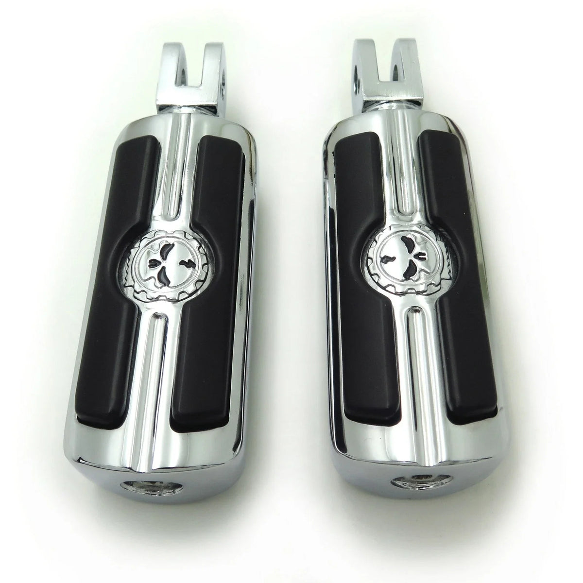 Footpeg Set Gear Skull Chrome for Triumph Speedmaster 2003-2014