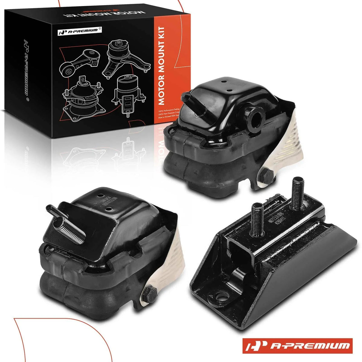 3X Front Engine Motor & Transmission Mount for Ford F-150 (2004)