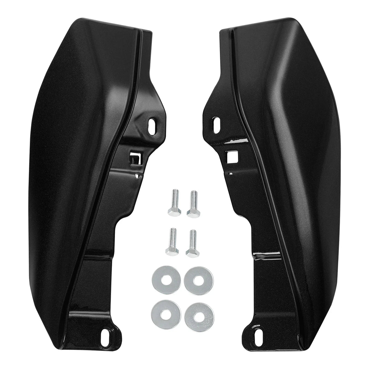 Mid Frame Air Deflectors - Black Quartz for Harley Electra Glide 2009–2023