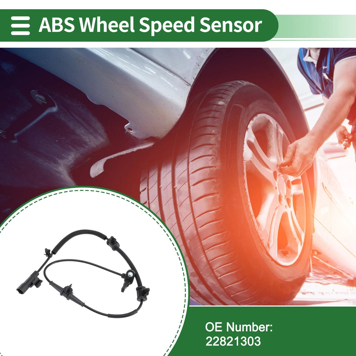 ABS Wheel Speed Sensor No. 22821303 for Buick Lacrosse (2010–2015)