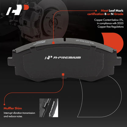 Ceramic Brake Pads Set of 4 for Nissan Sentra 2000-2006