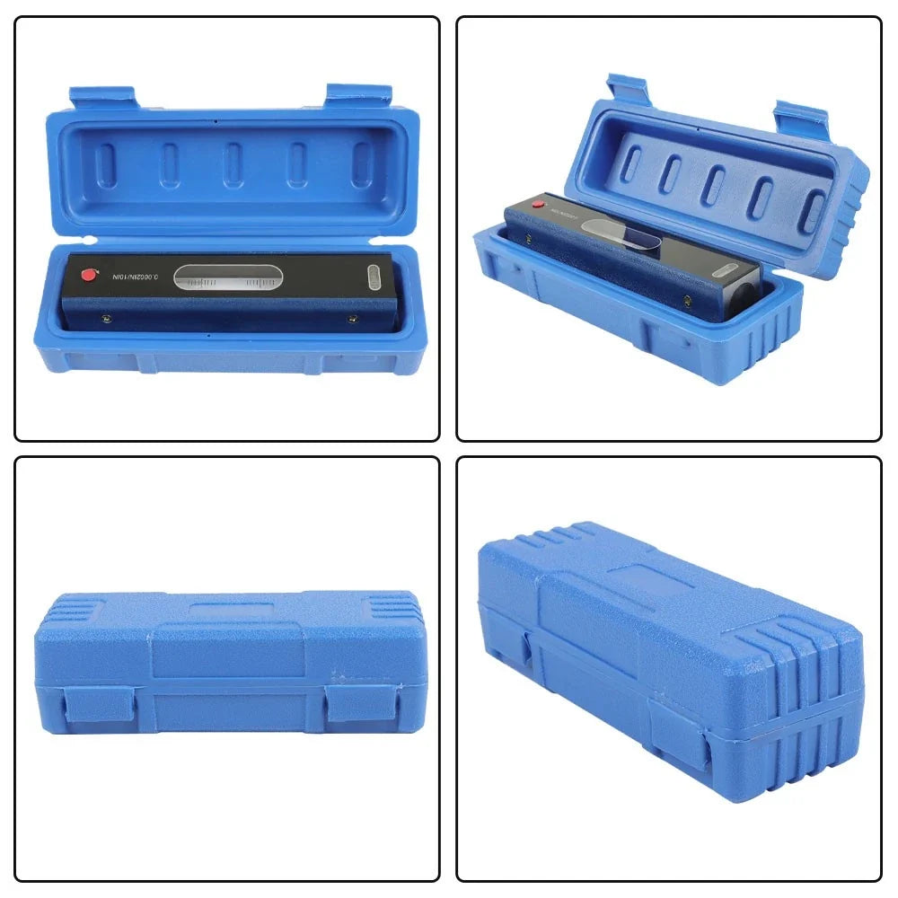 8" Master Precision Level for Machinist Tool (Fitted Wooden Box)