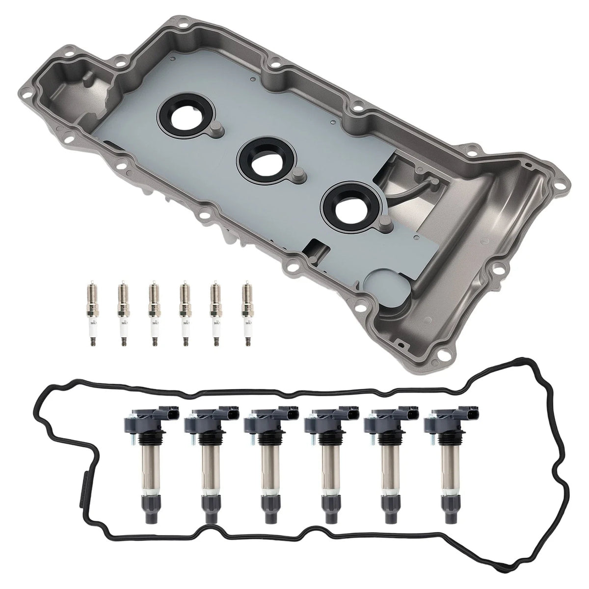 Valve Cover Gasket Set for GMC Acadia 2009–2017 3.6L w/ 6 Ignition Coils