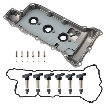 Valve Cover Gasket Set for GMC Acadia 2009–2017 3.6L w/ 6 Ignition Coils