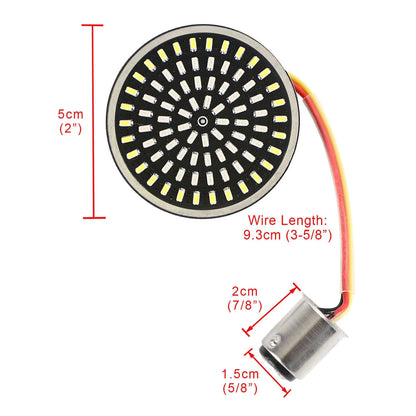 Turn Signal Light Inserts 1157LED for Dyna & Sportster Harley Davidson