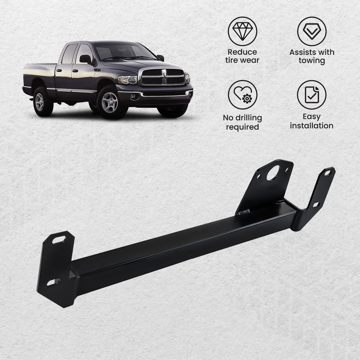 Steering Gear Box Stabilizer Brace for Dodge RAM 2500 (1994–1996)