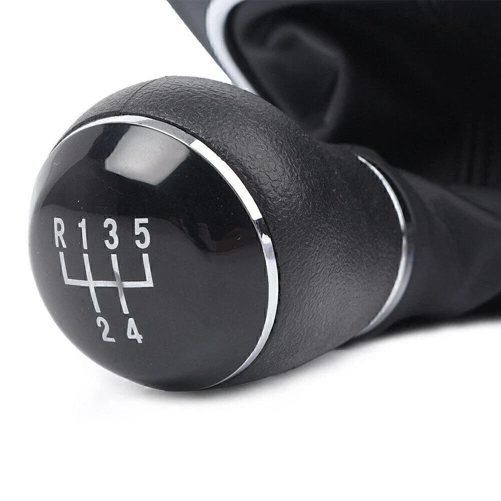 5 Speed Gear Shift Knob and Boot Cover for VW Golf MK5/MK6 2003-2014