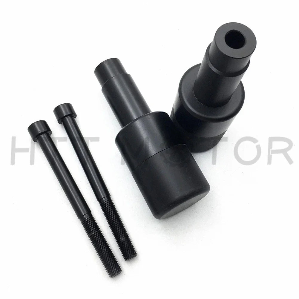 2X Black Frame Sliders for GSXR 1300 Hayabusa (2008–2012) Suzuki