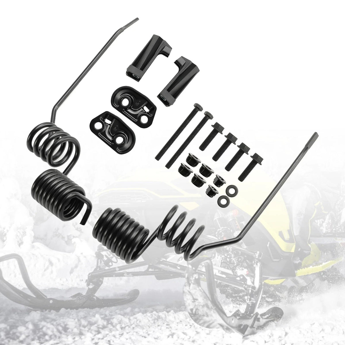 860201728 Ice Scratchers Rail Mount Spring Kit for Ski-Doo 600 650 800 850