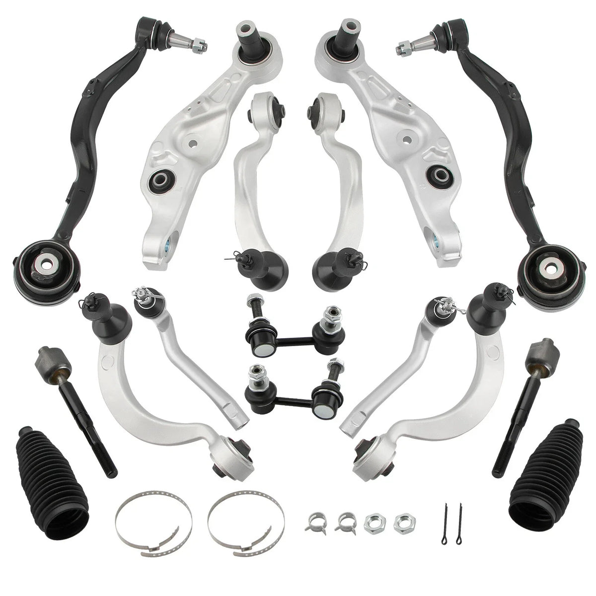 16PCS Control Arms and Tie Rods for Lexus LS460 (2007–2017)