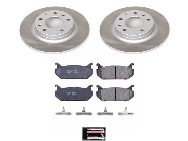 Rear Brake Pad and Rotor Kit for Mazda 626 (1998–2002) QJ698QF