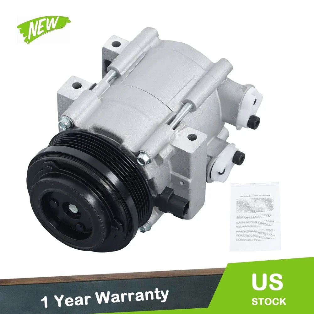A/C Compressor for Ford E-150 E-250 E-350 E-450 Super Duty (2007–2019)