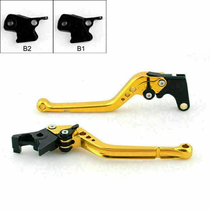 Gold T9 Long Brake Clutch Levers for BMW K1200 K1300 R1200 R/S/GS 2011-2020