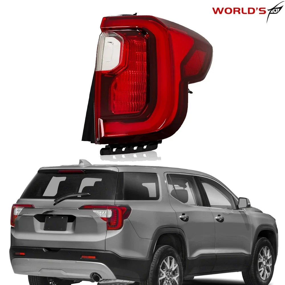 Tail Light for GMC Acadia (2020–2023) LED Rear Right Side with Chrome Trim