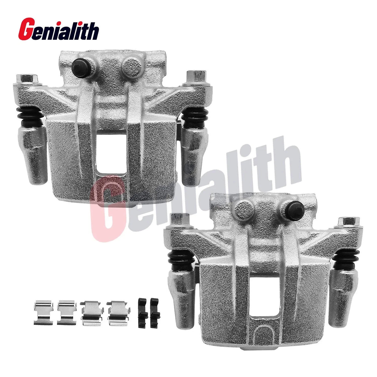 2X Rear Brake Caliper w/ Bracket for Jeep Compass, Chrysler 200 (07-17)
