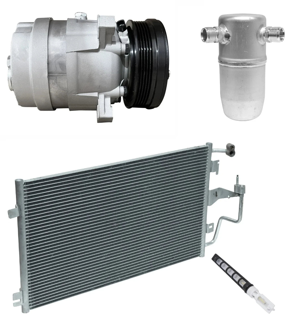 AC Compressor Kit With Condenser for Pontiac Sunfire 2.2L (1997–1999)