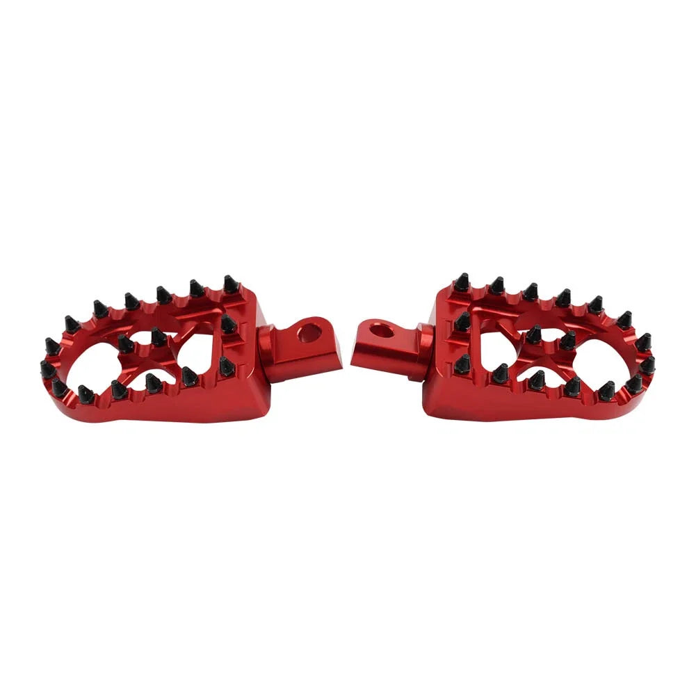 CNC Wide Fat Foot Pegs for Harley Dyna Sportster Fatboy