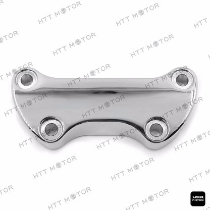 Smooth Handlebar Clamp Riser for Harley XL FX FXR Dyna Softail (1974–2006) Chrome