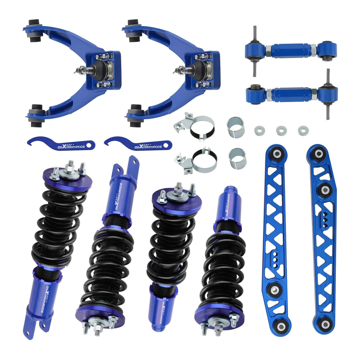 Coilovers & Front Upper Control Camber A-Arms Kit for Honda Civic (1996–2000)