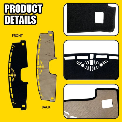 Dash Mat Protector - Black Anti-Glare for Ford Maverick 2022-2025