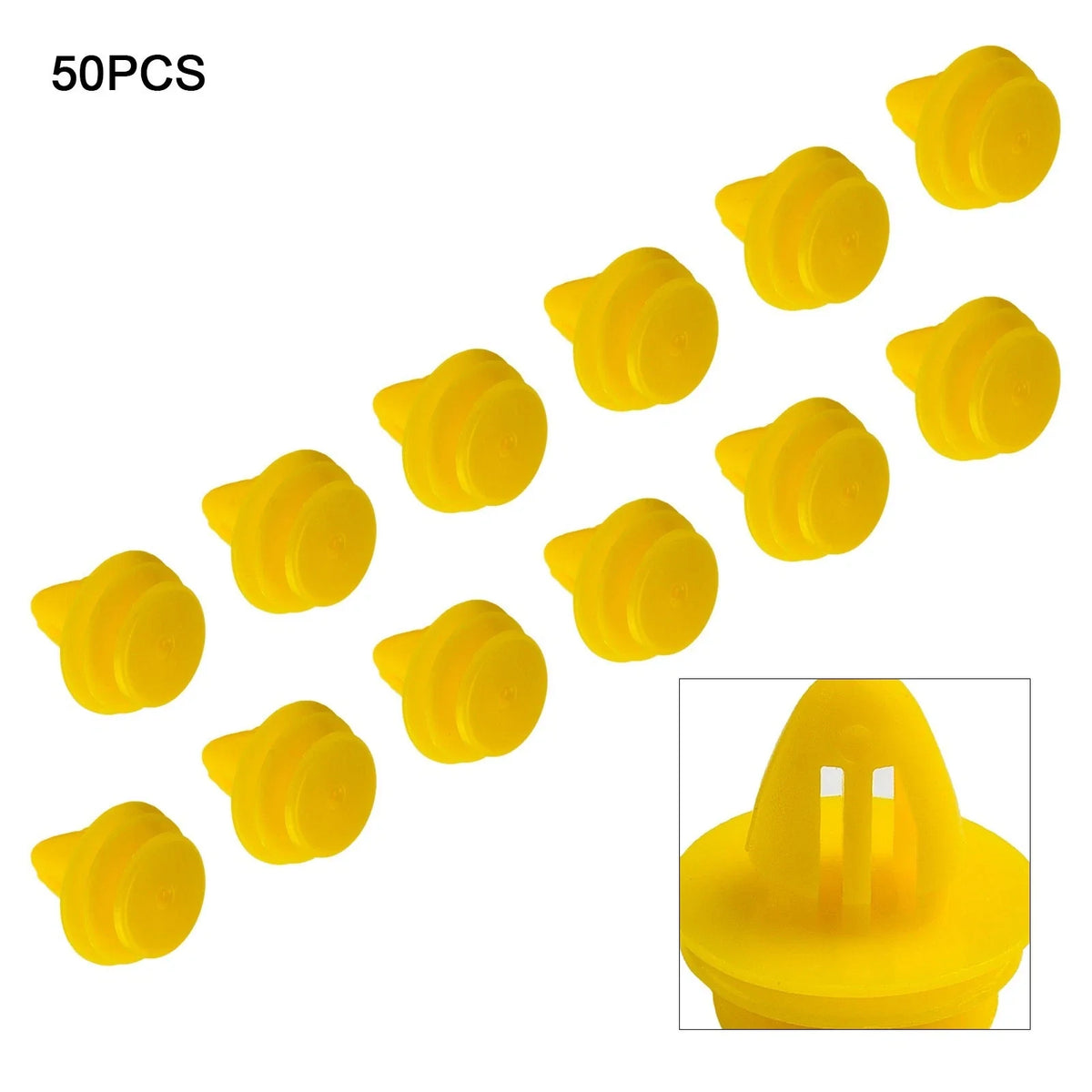 50X Yellow Plastic Rivet Clips for Volvo S80 (1999–2006)